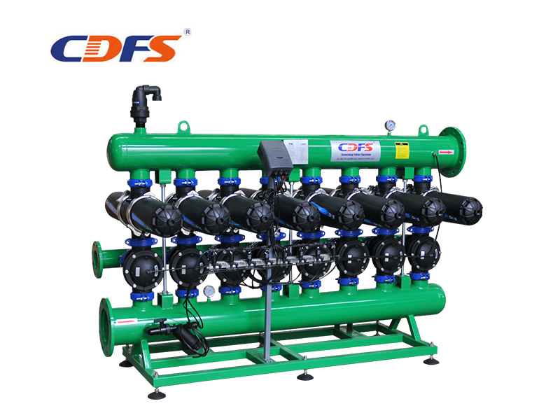 4 inch 8 units automatic carbon steel disc filter for orchard water treatment