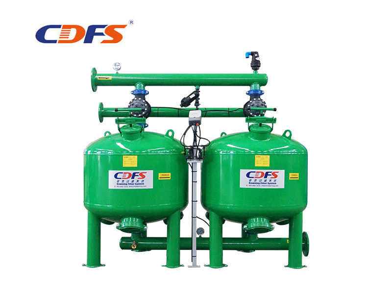 Automatic sand filter irrigation media filter for drip irrigation system