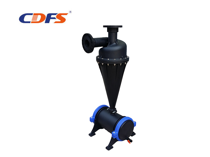 Plastic centrifugal filter for agrictrual water treatment