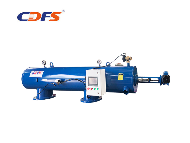 Electric suction type self cleaning filter strainer