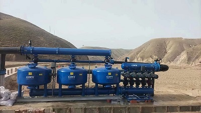 240m3/h automatic sand filter and disk filter system for drip irrigation